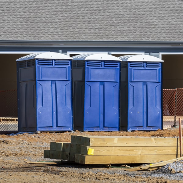 what is the maximum capacity for a single portable restroom in Llano